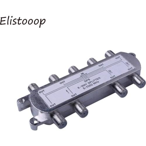 TV Signal Satellite Sat Coaxial Diplexer Combiner Splitter Combiners Cable Switch 8 Way Port Switcher For TV Signal Splitter