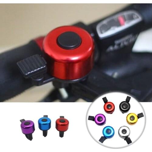 Metal Bike Bell Handlebar Horn Mechanical Aluminum Ring Loud Safety Warning Alarm Indicator Bicycle Outdoor Cycling Accessories