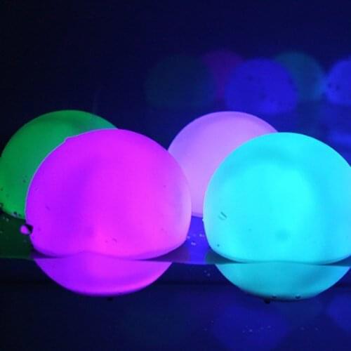 1pc Inflatable Beach Ball LED Luminous Kids Outdoor Summer Water Pool Play Toys Outdoor Beach Pool Play Ball