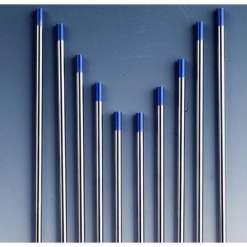 10PCS/Box WL20 Blue Head Lanthanated Tungsten Electrode Welding Tungsten Bar 1.0 1.6 2.0 2.4 3.0 3.2 mm*150MM