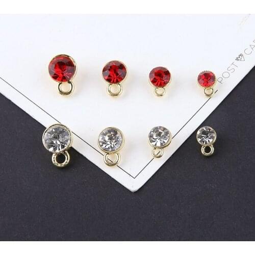 10pcs Korean Fashion 2020 copper-plated Cup Pendant Dangle Earring For Women Necklace Bracelet Material Diy Jewelry Accessories