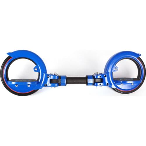 2-Wheel Foldable Skates Scooter Cycle Drift Cruiser Board Adult Freestyle Stunt Scooter Waist Protection Exercise Sport Tool