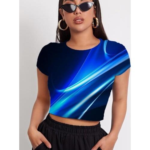 3d Tshirt Abstract T-shirt Women Psychedelic Shirt Print Art Funny T shirts Harajuku Tshirts Casual Short Sleeve Punk Rock Short