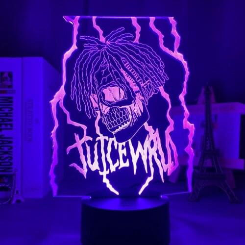 3d Lamp Juice WRLD Led Night Light for Home Decoration Colorful Nightlight Gift for Fans Dropshipping Juice WRLD