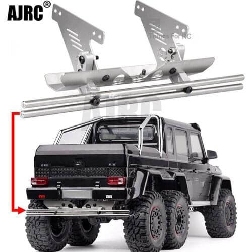 AJRC TRAXXAS TRX-4 G500 82096-4 88096-4 TRX-6 6X6 G63 metal rear bumper chassis protection armor