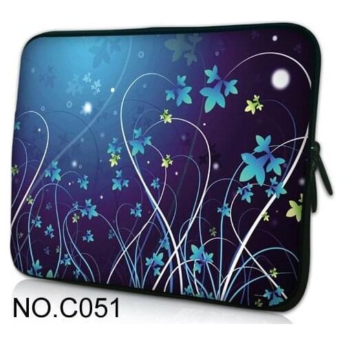 Blue Flower Laptop Sleeve for MacBook Pro 13 A2289 A2251 A2159 A1989 Waterproof Laptop Bag for MacBook Air 13 A2179 2020