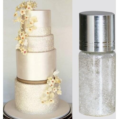 0.1g Edible Silver Powder for Food Cake Decoration Arts Crafts Paper Female Cosmetics Painting Edible Real Silver Powder