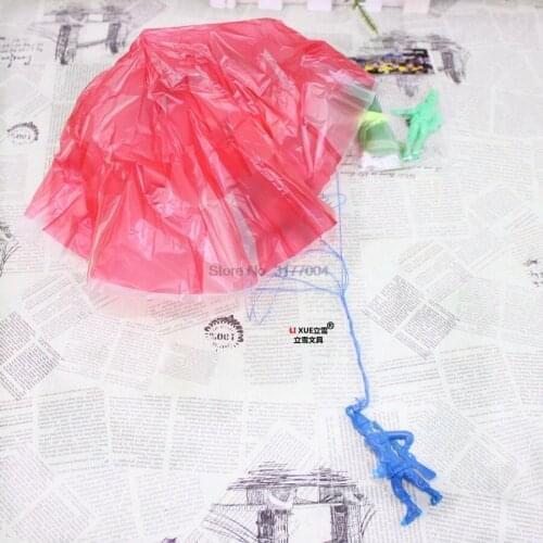 DHL 1000pcs Hand Throwing kids mini play parachute soldier Outdoor sports Childrens Toys Anyoutdoor