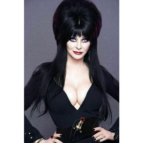 Elvira Mistress Of The Dark Sexy Actress Star Movie Silk Fabric Wall Poster Art Decor Sticker Bright