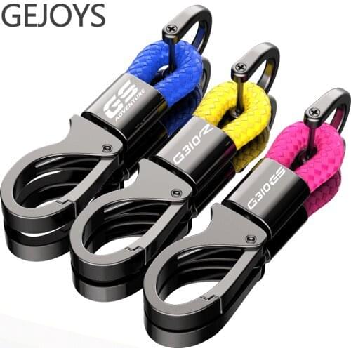GEJOYS Zinc Alloy Keychain BMW G310R G310GS GSADVENTURE Motorcycle Keychain BMW GS 1200 Adventure BMW G01 G05 G07 G11 G20 G30 Car Key Ring Metal