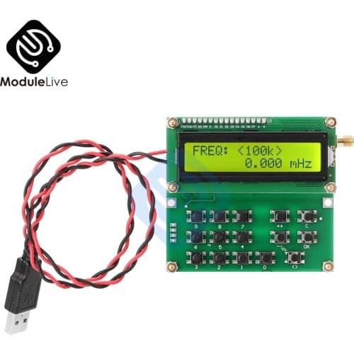 ADF4351 Source VFO Variable-Frequency Oscillator Signal Generator V1.02 XH D6 35MHz-4000MHz Digital LCD Display Signal Generator