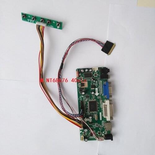 HDMI DVI VGA LED LCD LVDS Controller board driver kit for 40pin LP173WD1(TL)(A1)/(TL)(A2) 1600X900 17.3inch Panel card