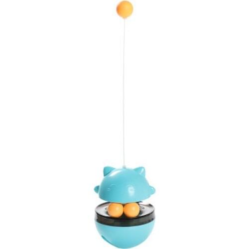3-in-1 Multi-Functional Cat Toys Tumbler Leak Food Ball Cat Toy Food Feeder Tumbler Cat Turntable Toy Food Drop Ball Pet Toy
