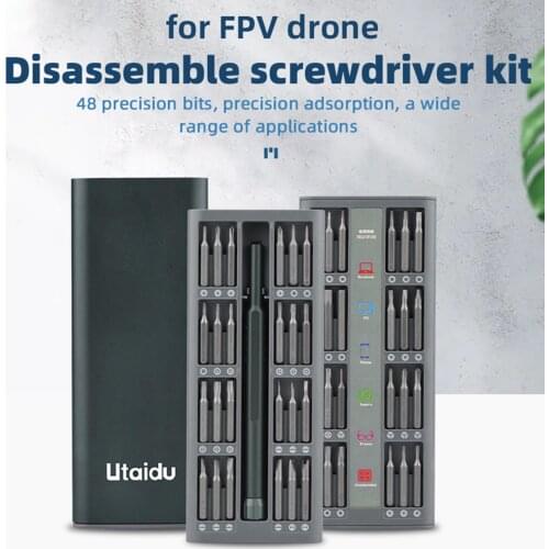 SUNNYLIFE 48 in 1 High Precision Magnetic Screwdriver Set Repair Tools Kit for Drone Camera Glasses Phone Computer Game Console