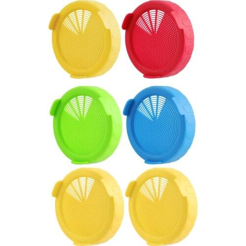 Sprouting Lid Plastic Screen Sprouting Strainer Lid Kit For Storage Bottles &Jar Sprouts Growing Bean Broccoli Alfalfa Mason Jar