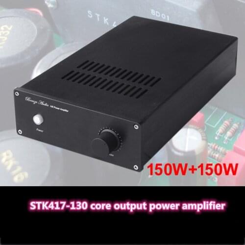 STK417-130 Sanyo Thick Film AC220V 150W*2 8 Ohms Class AB 2.0 Channel Fever Audio Amplifier For Home Theatre