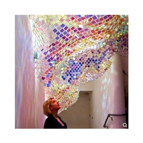 Wedding window shopping mall wedding birthday KTV decoration hotel lobby beauty salon sales offices aquarium chandeliers