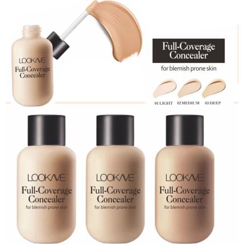 Face Concealer Full Cover Makeup Waterproof Liquid Skin Color Corrector Cream Base Make Up Eye Dark Circles Cosmetic Wholesale
