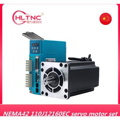 3 phase NEMA42 16Nm 2266ozf.in Closed loop Stepper servo motor driver kit JMC 110J12160EC-1000+3HSS2208H