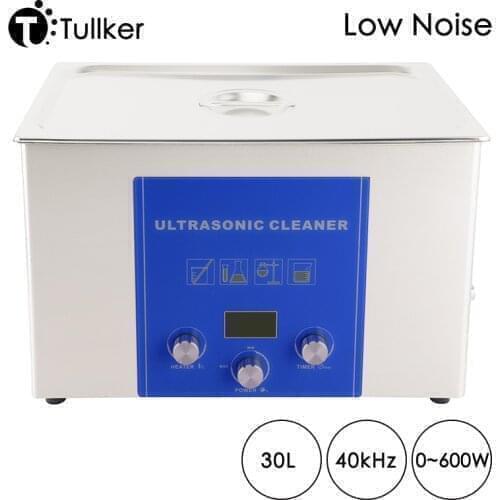 30L Ultrasonic Cleaner Kitchen Metal Mould Oil Rust Parts Remove Ultrasound Clean Equipment Tools