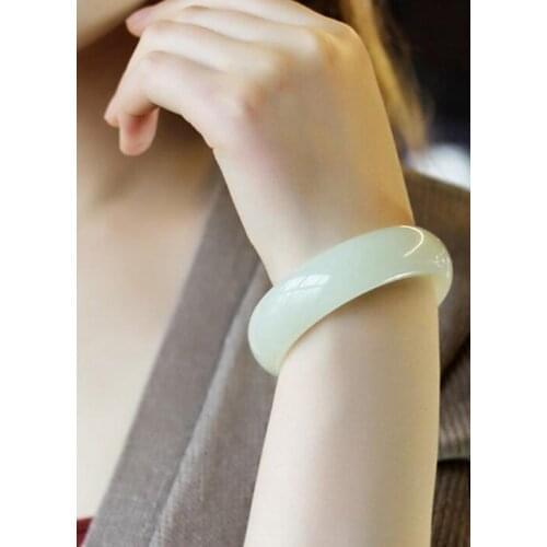Xinjiang Hetian jades bracelets female models natural jades suet jades Kunlun white jades bracelets>>>silver for women