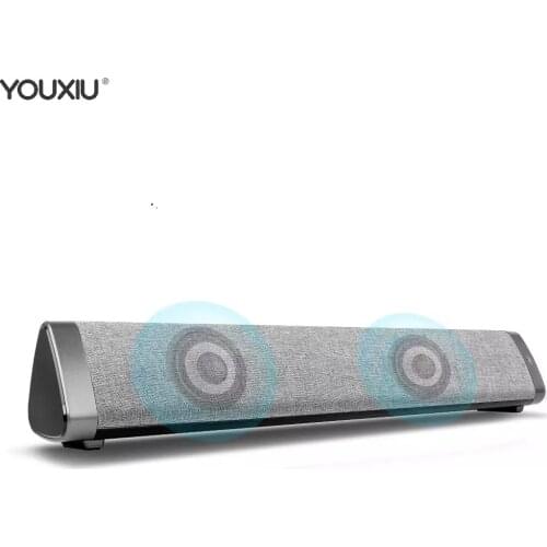 YOUXIU Bluetooth Wireless Soundbar 3D Stereo Subwoofer TV Home Theater Loudspeaker With Remote Control for PC/Phone