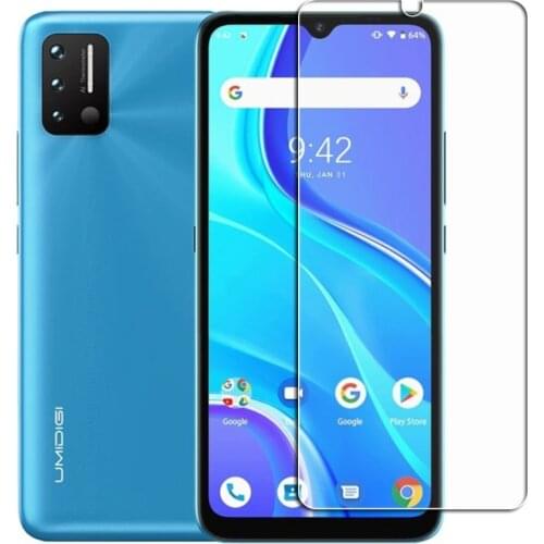 2PCS Tempered Glass On For UMIDIGI A7 A9 S5 A3 A5 S3 Pro A7S Bison A3S A3X F1 Play F2 Power 3 Protective Film Screen Protector