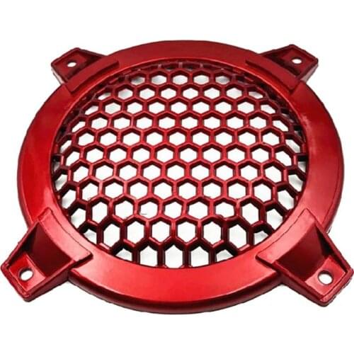 1Pair 4Inch Speakers Protective Cover Case Tweeter Speaker Grill Mesh DIY For Home Theater Parts Accessories X3UB