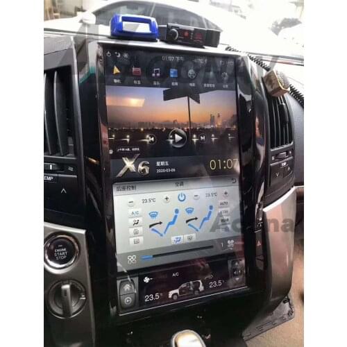 16 inch tesla screen android radio for Toyota Land Cruiser LC200 2008-2015 VXR high level/GXR car GPS multimedia player