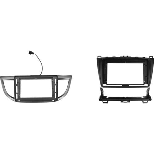 2PCS Car Radio Fascia for HONDA 10.1 Inch Stereo DVD Player Dashboard Kit with 9 Inch Radio Fascias for Mazda