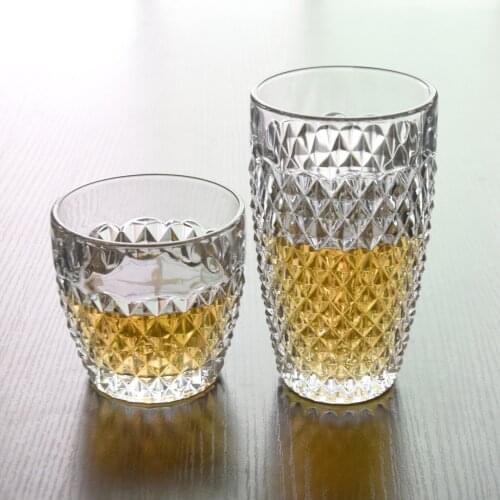 2 Pcs/lot luxury fashion home lead-free whiskey glass high quality party club wine glass cup for whiskey 0901-44