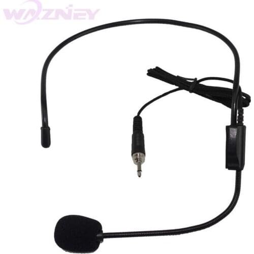 200pcs 3.5MM Wired Microphone Headset Studio Conference Guide Speech Speaker Stand Microphone For Voice Amplifier Portable Mics