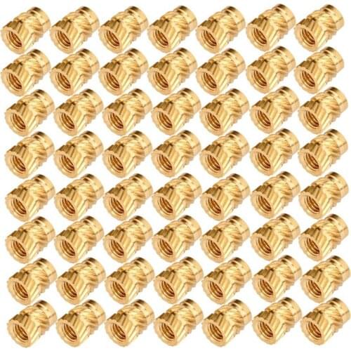 50 Pcs M3 Threaded Press Fitting Heat Sink And Injection Molding Type Hot Melt Hot Press Inlaid Copper Nut