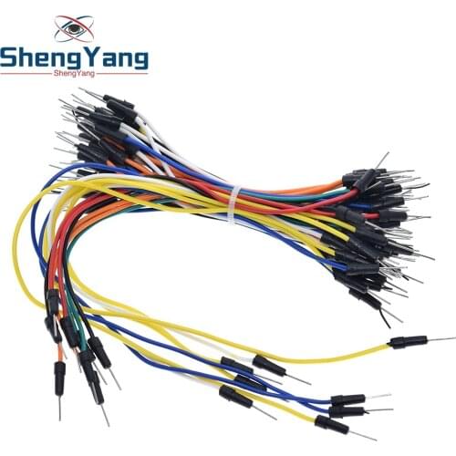ShengYang 65pcs Jump Wire Cable Male to Male Jumper Wire for Arduino Breadboard