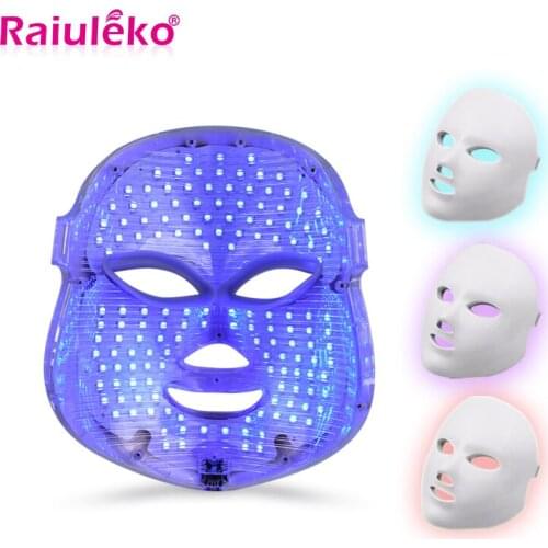 7 Color LED Mask For Face Anti Wrinkle Acne Removal Skin Rejuvenation Electric Facial Beauty Machine Photon Therapy Instrument