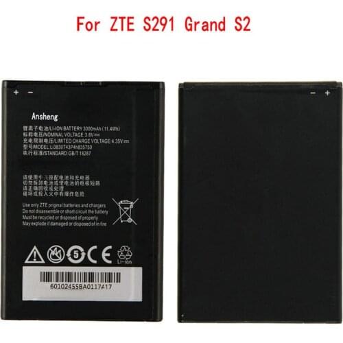 Ansheng Original Li3863T43P6hA03715 6300mAh battery For ZTE MF97V MF97B MF97G SPro 2 Mobile phone