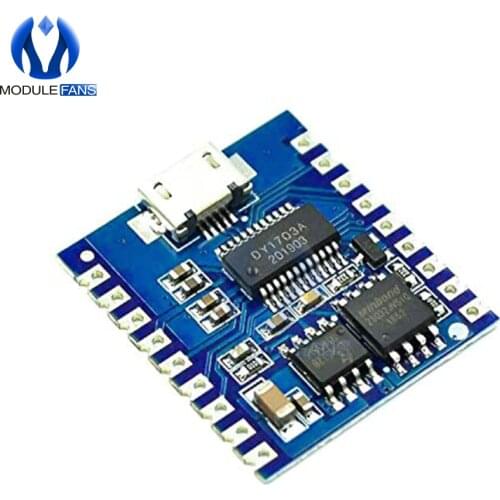 Audio Module Mini MP3 Player IO UART Trigger Micro USB Download 4MBytes Flash Voice Module 32Bit Board