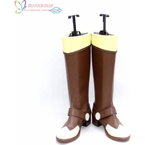 Free Shipping ! Starting the Magical Book from Zero Cosplay Carnaval Shoes Boots Professional Handmade