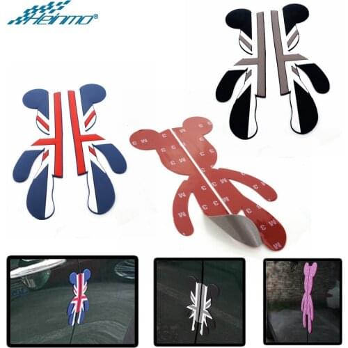 For MINI Cooper S One JCW R55 R56 R60 R61 F54 F55 F56 F60 Countryman Clubman Accessories Violent Bear Anti-collision Car Sticker