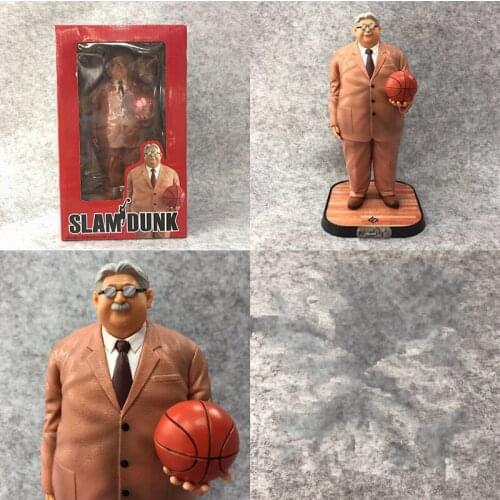 Slam Dunk GK Figure Toy Anime Model Shohoku head coach 21cm Anzai action figure toys