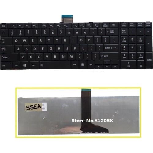 SSEA New Laptop US Keyboard For TOSHIBA SATELLITE L50 L50-A C50 C50D C50-A C55D S50 S55 L70 L75 C70 C75