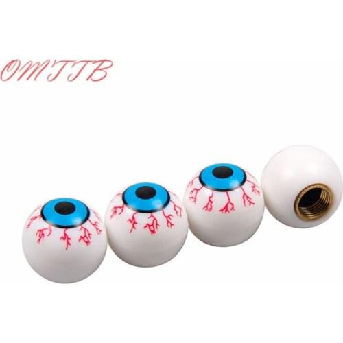 4pcs Anti-Dust Car Tire Caps Eye Ball Tyre Wheel Air Valve Stem Caps For Car Truck Motocycle Bicycle for bmw benz audi vw skoda