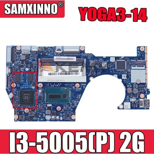 For lenovo YOGA3-14 notebook motherboard I3-5005(P) 2G number NM-A381 FRU 5B20K78778 5B20K78775