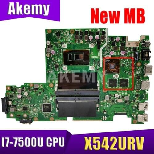 Akemy X542URV MB._I7-7500U (V4G) GPU MainBoard For ASUS X542UR X542UN X542UQ X542U FL8000U A580U Laptop Motherboard