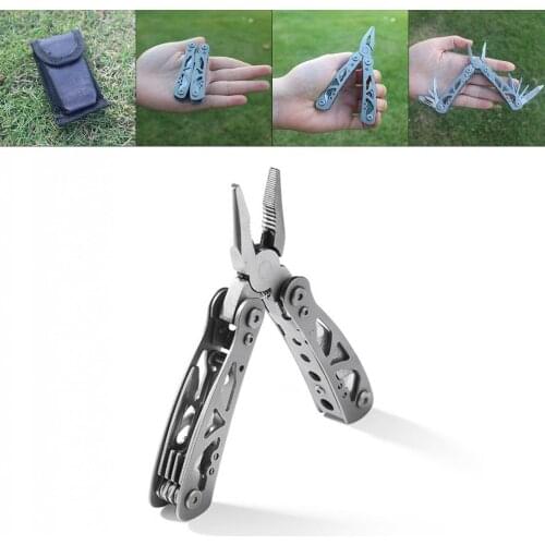Multifunctional Lightweight Stainless Steel Pliers Hand Tool Durable Portable Tool Folding Pocket Multitool Outdoor Plier