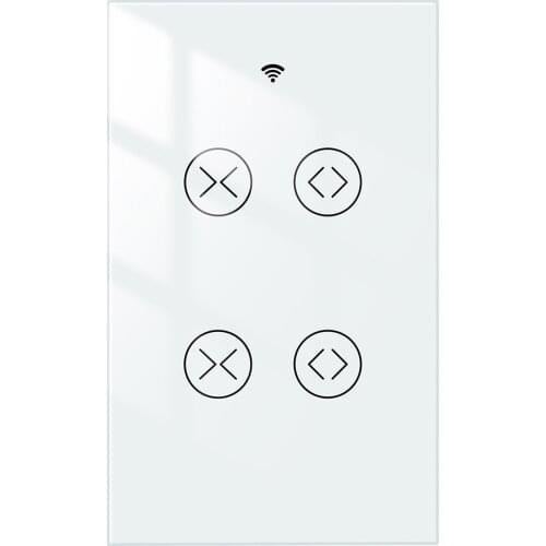 Smart Curtain Switch Module Remote Control Touch Control Compatible with Alexa Google Home Schedule Voice Control Smart Home