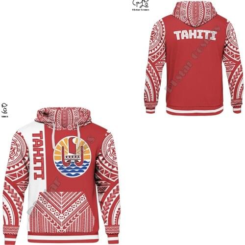 NewFashion Tahiti Country Art Flag Tribal Culture Retro Streetwear Tracksuit Men/Women Pullover 3DPrint Funny Casual Hoodies D20