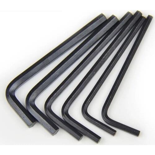 10pcs/20pcs/50pcs/100pcs 1.5mm 2mm L Shaped Hex Key L Allen Wrench Flat hexagonal wrench Hand Driver Tools