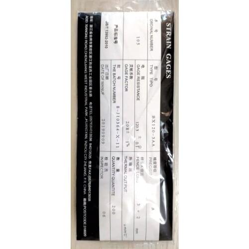 10pcs BX120-3AA Resistance Strain Gauge/strain Gauge/steel Structure Stress Gauge