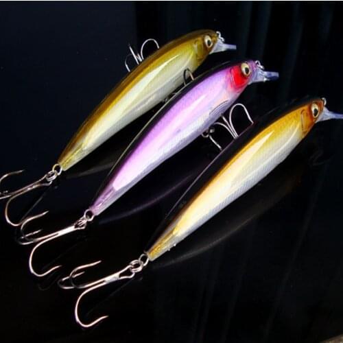 2pcs*16cm/45g Hook Size 3/0 Minnow Sea Fishing Sinking Crankbait Bass Hard Bait Tuna Lures Trolling Wobbler Lure Treble Hook